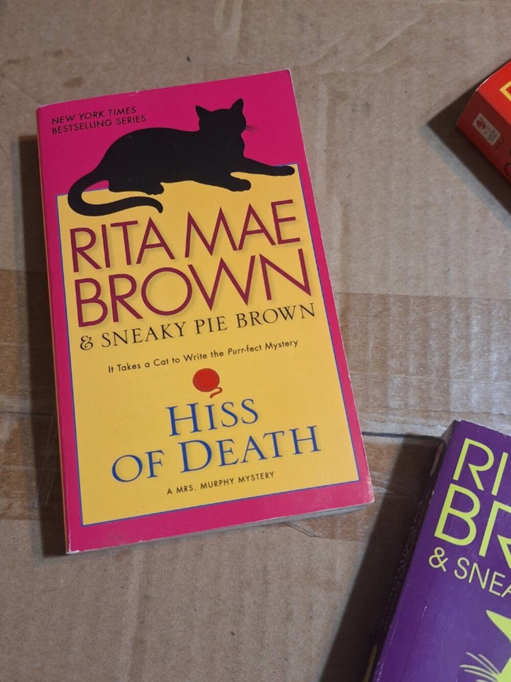 4 paperback books rita mae brown